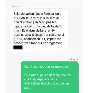 Victoire : Premier pas vers une meilleure santé